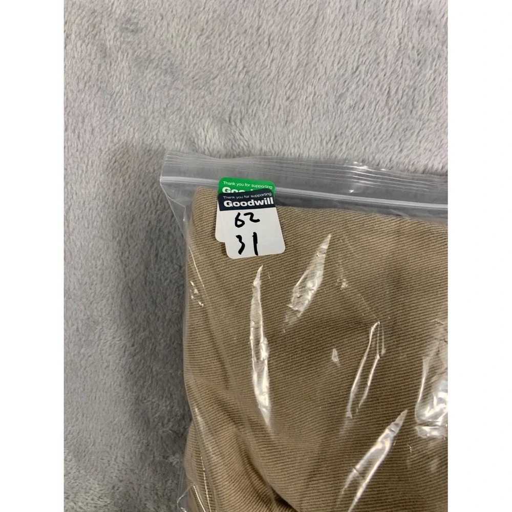 Empyre Pants Womens M Khaki Tan Chino Embroidered